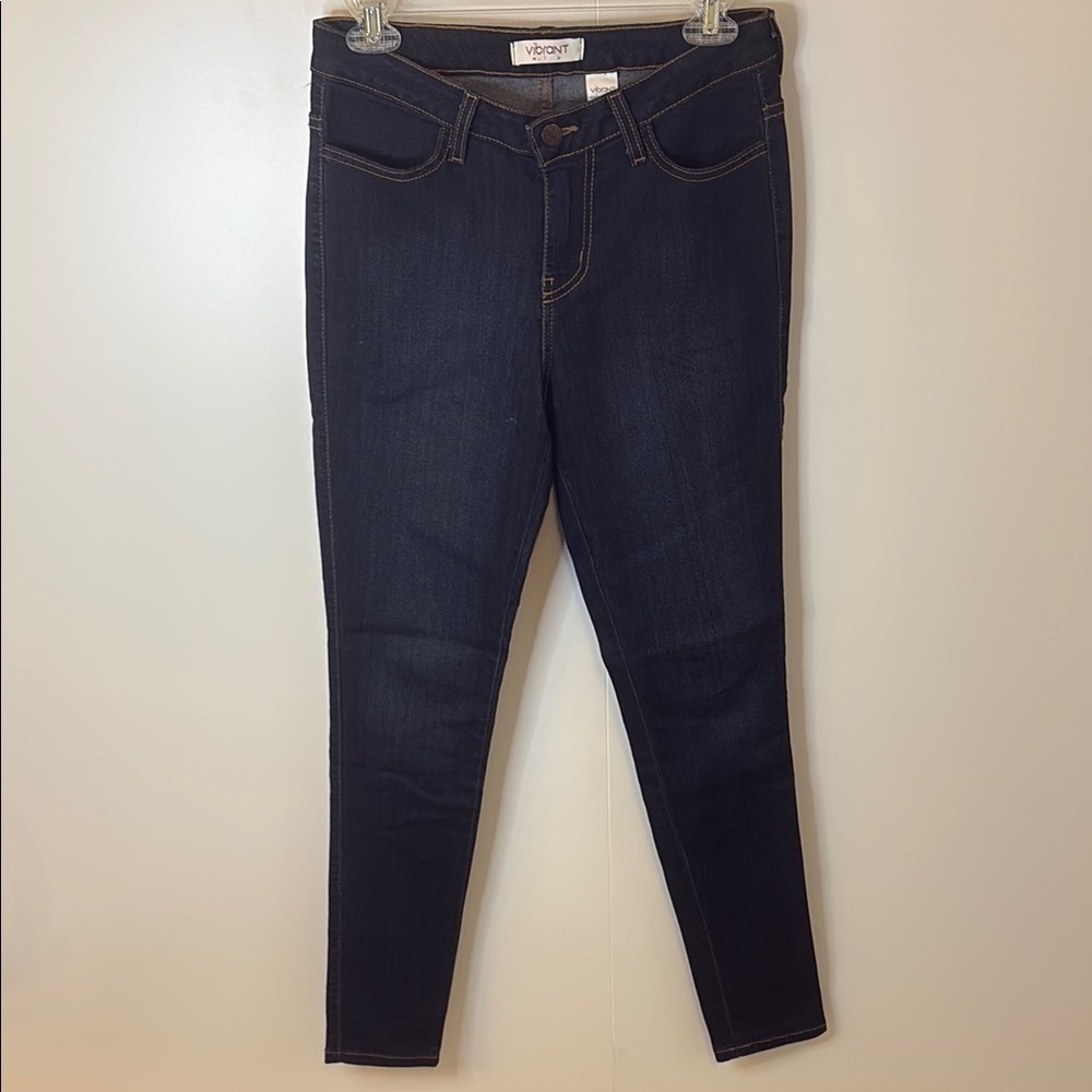 Vibrant Blue Jeggings Slim Fit Denim